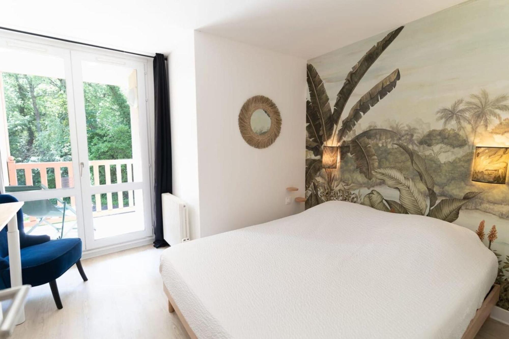 Beautiful Flat With Swimming Pool Tennis Court And Private Car Parking 109 Le Touquet Exterior photo